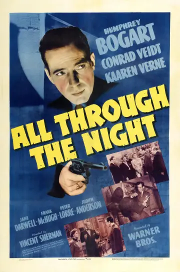Poster to the movie "All Through the Night" #1800244