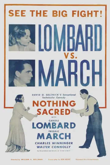 Poster to the movie "Nothing Sacred" #1102328