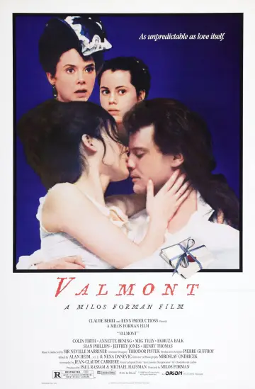 Poster to the movie "Valmont" #866345