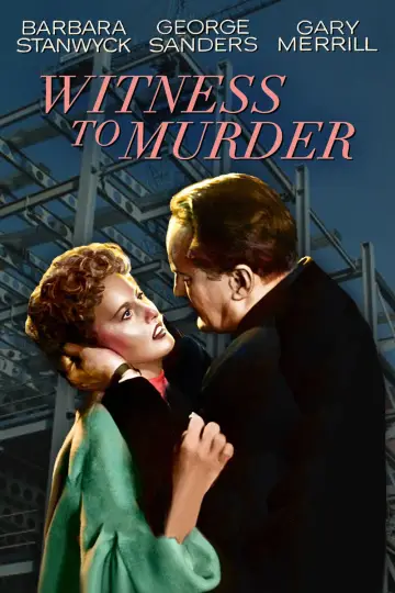 Poster to the movie "Witness to Murder" #1619865