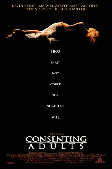 Poster to the movie "Consenting Adults" #899418