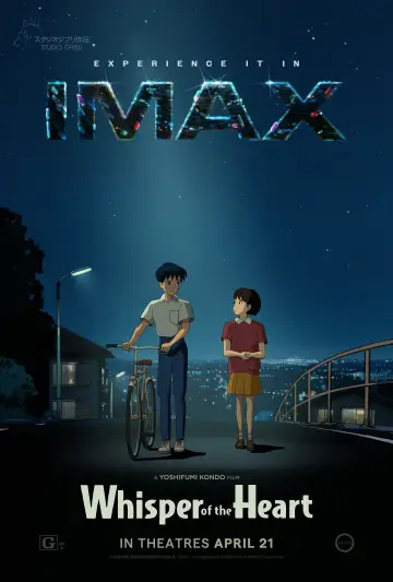 Poster to the movie "Whisper of the Heart" #752125