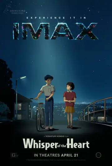Poster to the movie "Whisper of the Heart" #752126
