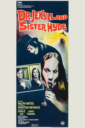 Poster to the movie "Dr Jekyll & Sister Hyde" #1074591