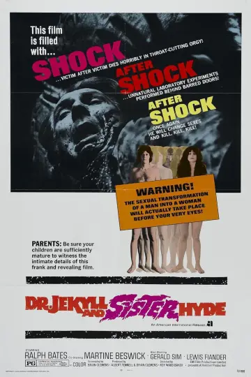 Poster to the movie "Dr Jekyll & Sister Hyde" #1074597