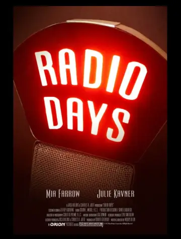 Poster to the movie "Radio Days" #992197