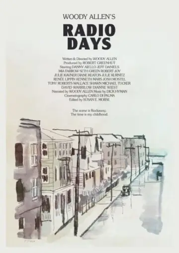 Poster to the movie "Radio Days" #992198