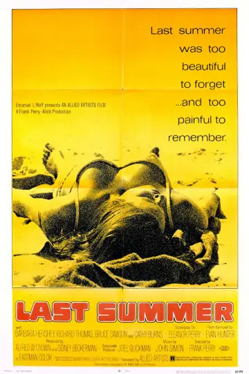 Poster to the movie "Last Summer" #1167714