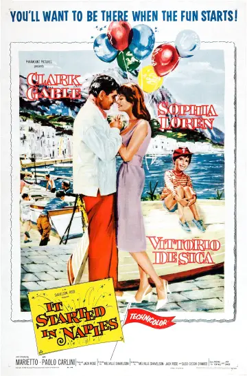 Poster to the movie "It Started in Naples" #1578818