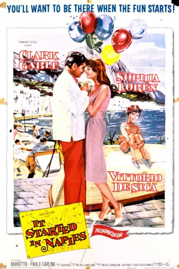 Poster to the movie "It Started in Naples" #1578820