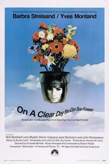 Poster to the movie "On a Clear Day You Can See Forever" #1885106