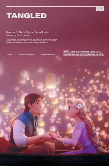 Poster to the movie "Tangled" #1215338