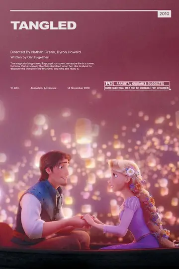 Poster to the movie "Tangled" #831262