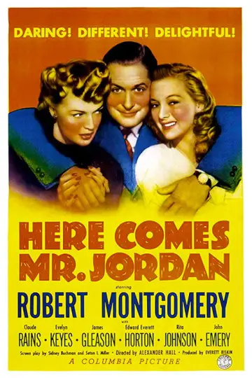 Poster to the movie "Here Comes Mr. Jordan" #1096479