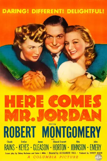 Poster to the movie "Here Comes Mr. Jordan" #1096481