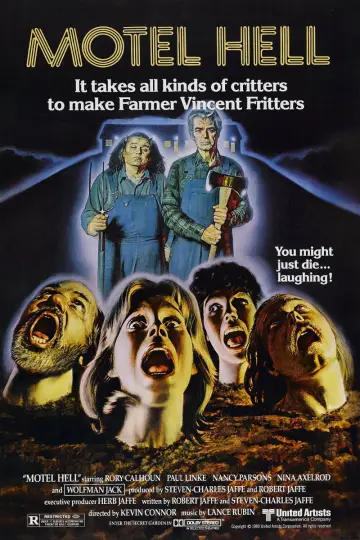 Poster to the movie "Motel Hell" #1074629