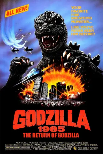 Poster to the movie "Godzilla 1985" #862598