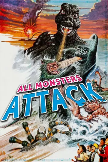 Poster to the movie "All Monsters Attack" #949483