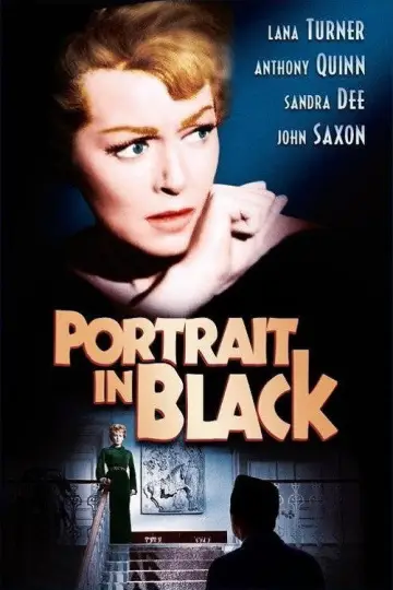 Poster to the movie "Portrait in Black" #1860391