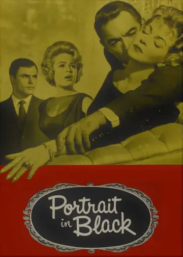 Poster to the movie "Portrait in Black" #1860396