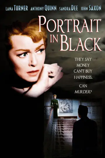 Poster to the movie "Portrait in Black" #1860400