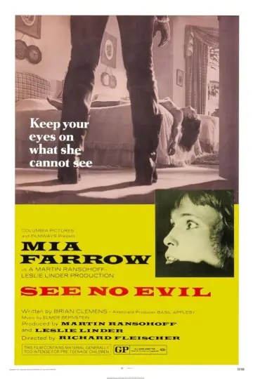 Poster to the movie "See No Evil" #1608521