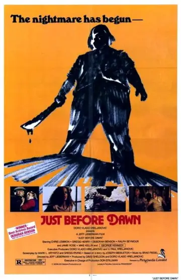 Poster to the movie "Just Before Dawn" #1568792