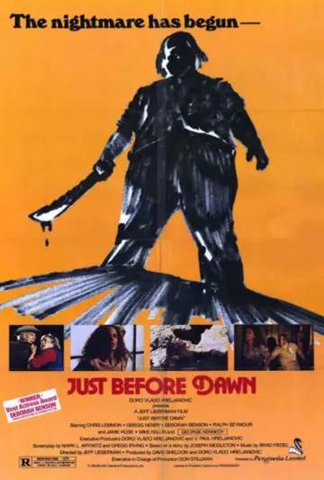 Poster to the movie "Just Before Dawn" #1568800