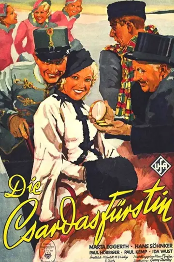 Poster to the movie "The Csardas Princess" #1277768