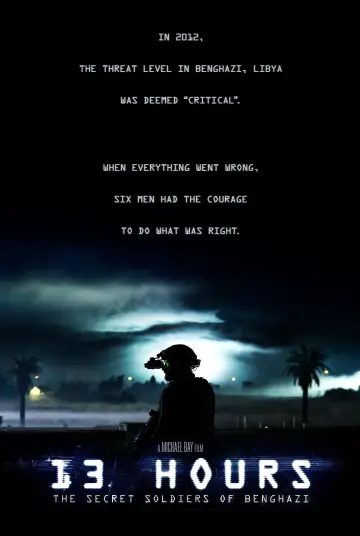 Poster to the movie "13 Hours: The Secret Soldiers of Benghazi" #611265
