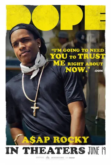 Poster to the movie "Dope" #705022