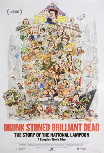 Poster to the movie "Drunk Stoned Brilliant Dead" #1691674