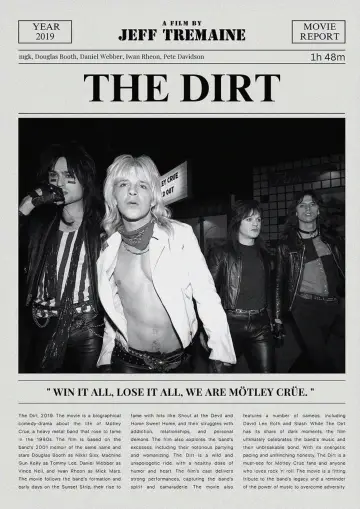 Poster to the movie "The Dirt" #1639316