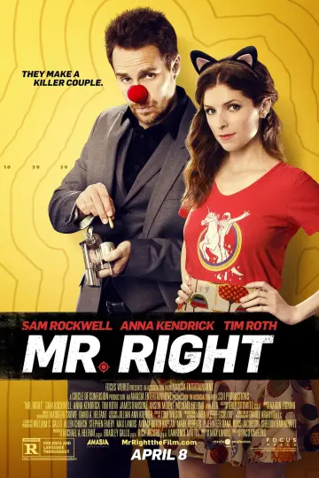 Poster to the movie "Mr. Right" #892341