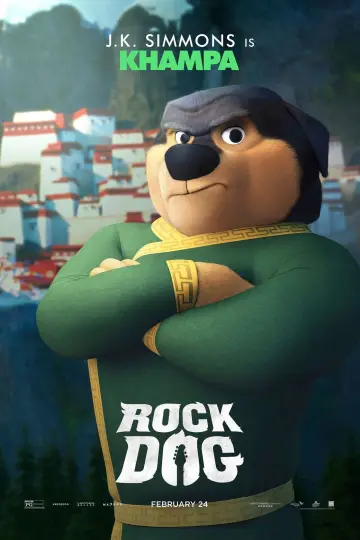 Poster to the movie "Rock Dog" #907603