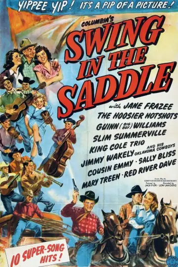 Poster to the movie "Swing in the Saddle" #1148622