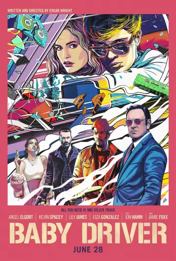 Poster to the movie "Baby Driver" #42079