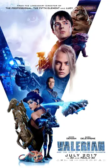 Poster to the movie "Valerian and the City of a Thousand Planets" #614189