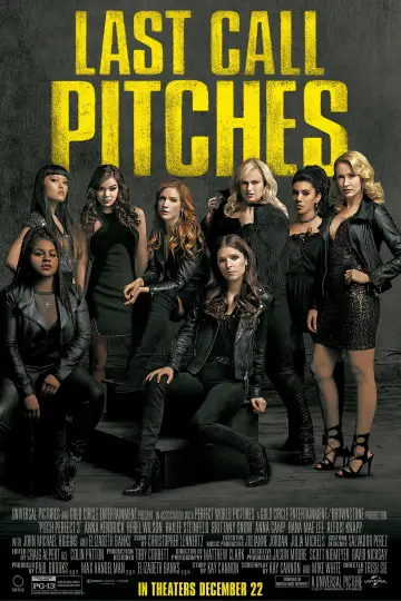 Poster to the movie "Pitch Perfect 3" #859289
