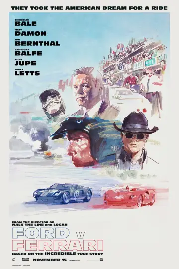 Poster to the movie "Ford v Ferrari" #180057