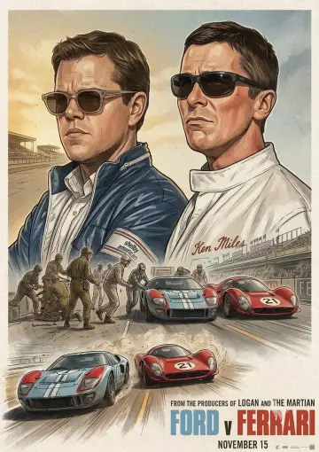Poster to the movie "Ford v Ferrari" #960851