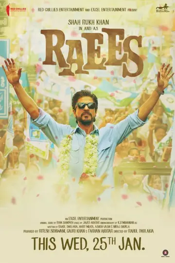 Poster to the movie "Raees" #850401