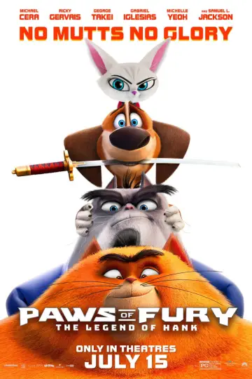Poster to the movie "Paws of Fury: The Legend of Hank" #840171