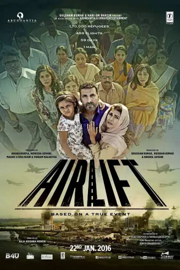 Poster to the movie "Airlift" #1192515