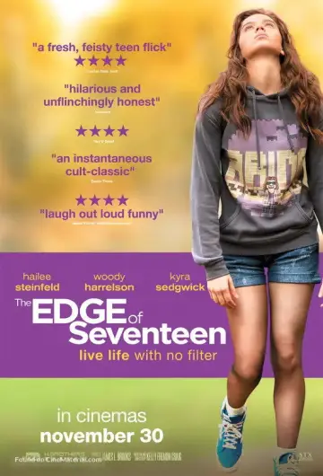 Poster to the movie "The Edge of Seventeen" #884219
