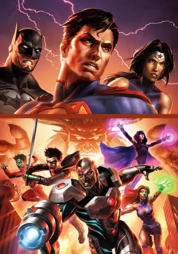Poster to the movie "Justice League vs. Teen Titans" #949933