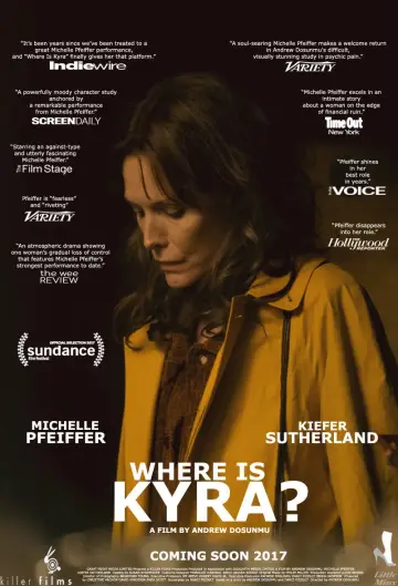 Poster to the movie "Where Is Kyra?" #902407
