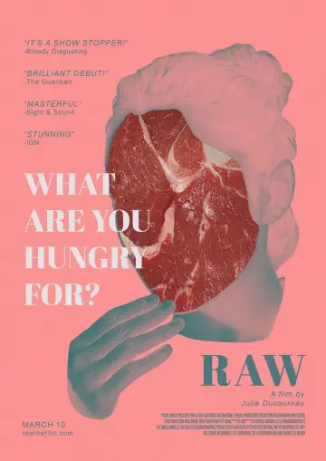Poster to the movie "Raw" #97285