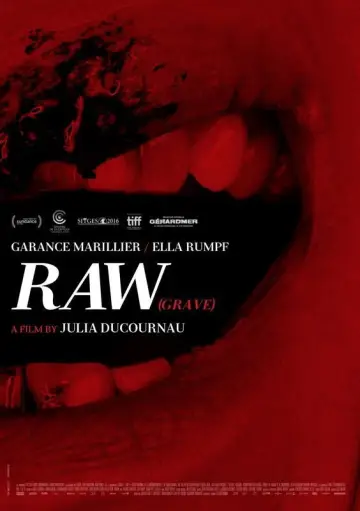 Poster to the movie "Raw" #1180867