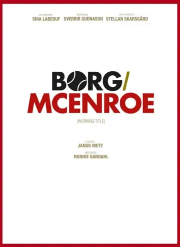 Poster to the movie "Borg vs McEnroe" #251663